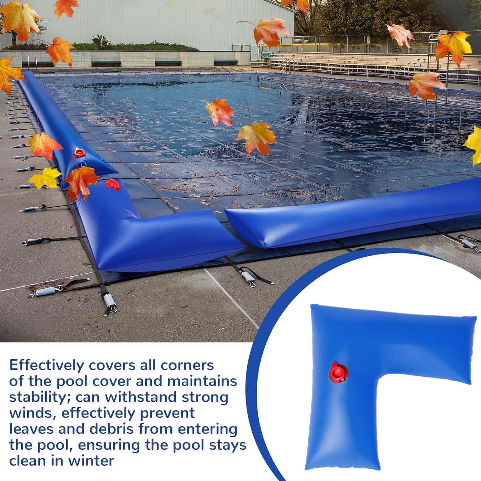 Sacs d'eau pour Bâche De Piscine - Tubes Hivernaux à Renforcés | 4 Pièces Résistants au Froid pour Camping Spa Jardin Piscine Extérieur