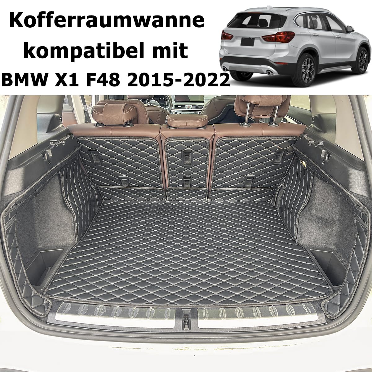 Kofferraumwanne kompatibel mit BMW X1 F48 2015-2022 (for BMW X1 F48 2015-2022)
