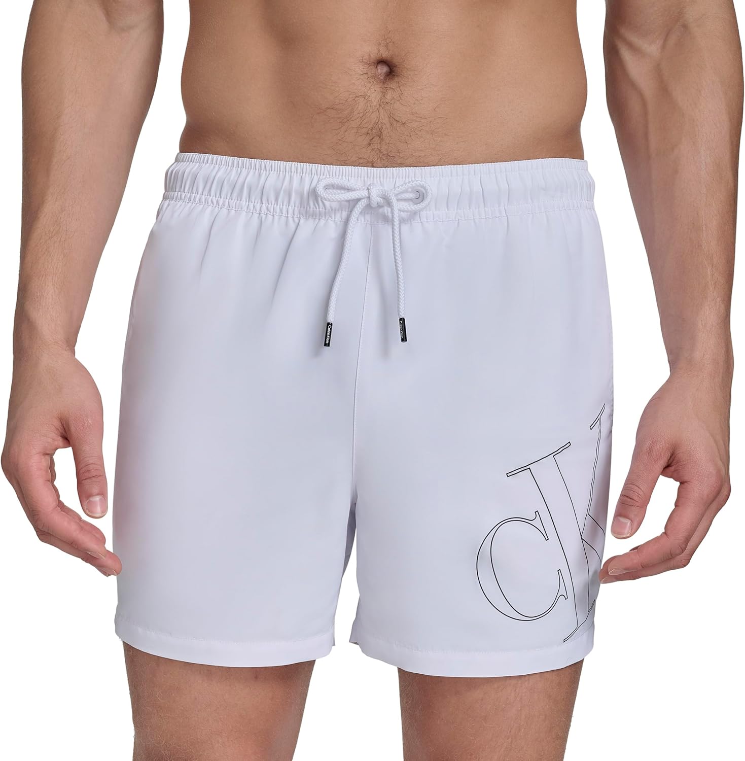 Calvin Klein Mens Volley Quick Dry Lightweight Swim Trunk