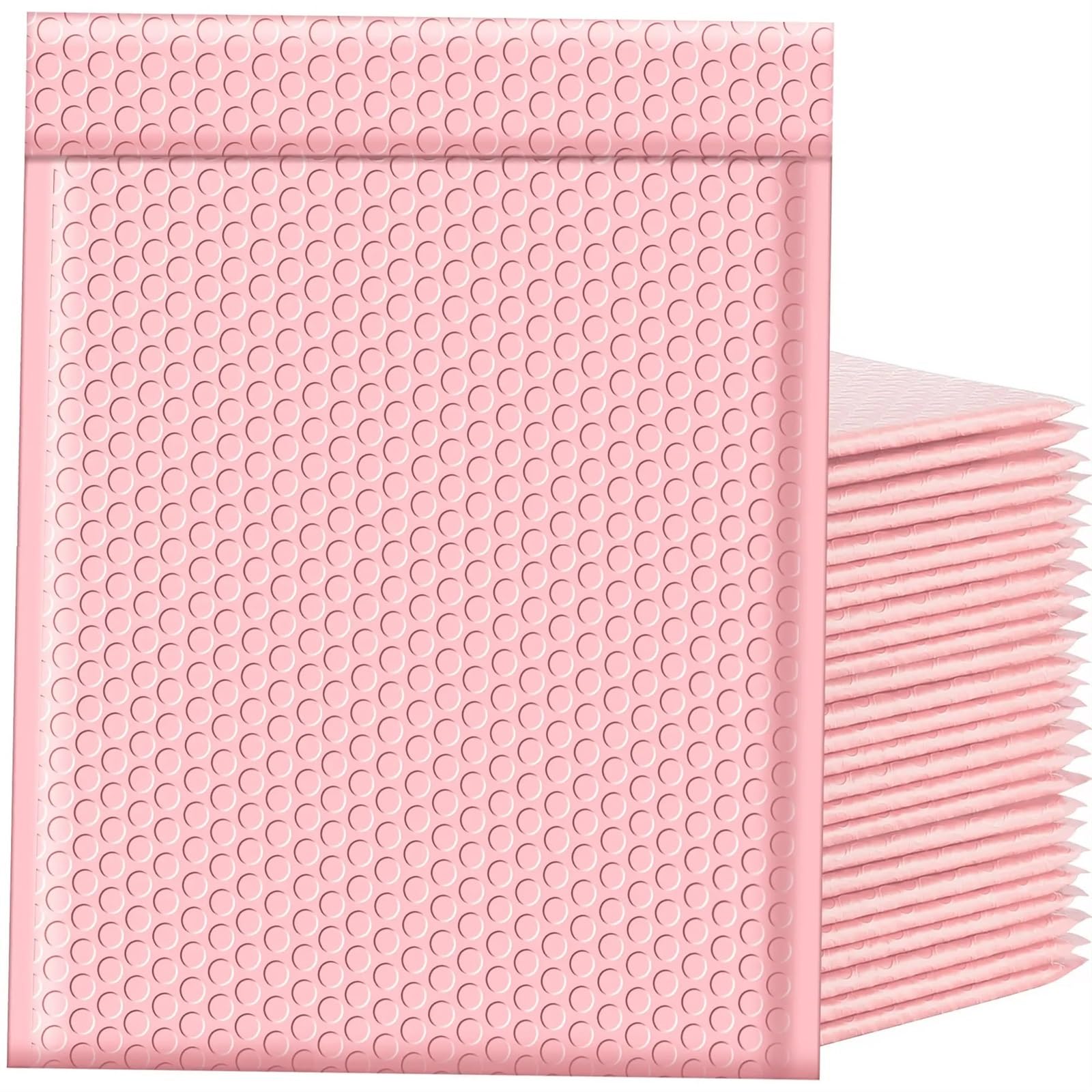 Buste Imbottite, Buste postali, 100 Pezzi Buste Imbottite con Bolle d'Aria Buste postali autosigillanti Buste postali Buste for spedizione imballaggio for aziende(White,15 * 18cm)