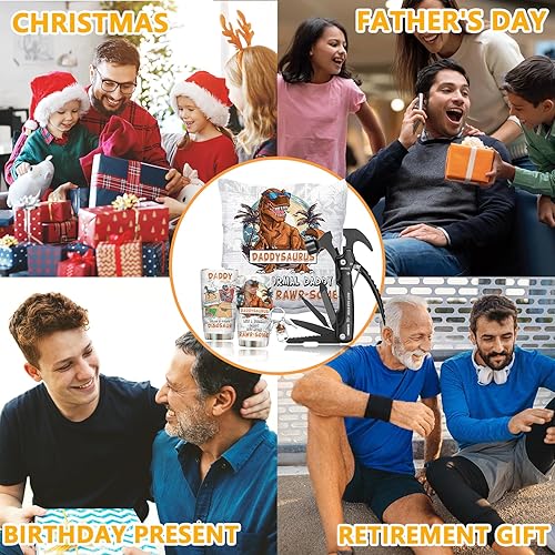 Miniatura 7 de Regalos de cumpleaños para papá, regalo de cumpleaños para papá de hija, regalos divertidos de Navidad con vaso de 20 onzas, martillo