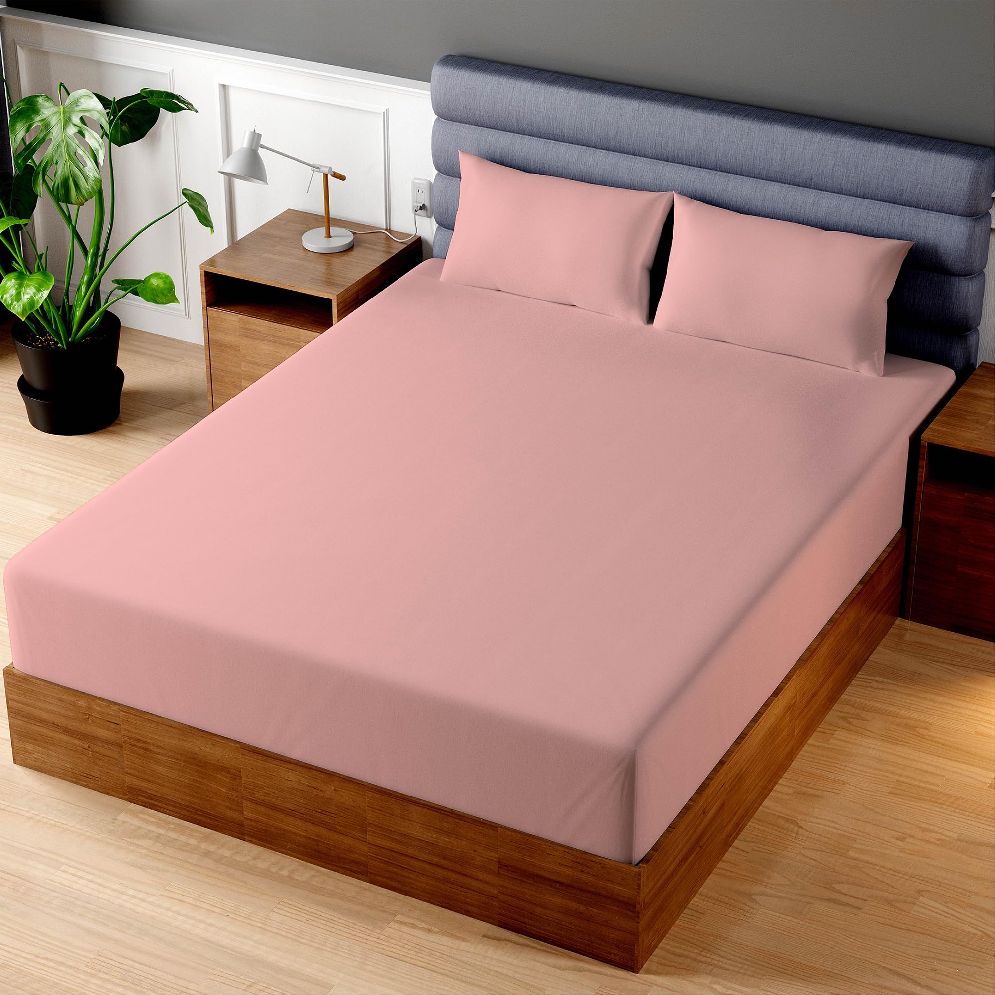 Superity Luxurious Hotel Quality Twin Fitted Sheet 100% Cotton Ultra Soft, Skin-Friendly & Hypoallergenic Deep Pocket Fits 12 Mattress Easy Care & Snug Fit (Twin Size - 39 x 75)