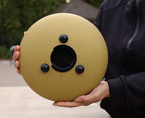 Miniatura 10 de Tambor de lengua de acero, 11 notas, 10 pulgadas, tambor de mano, tambor de chakra, percusión con bolsa de viaje acolchada y mazos (10 pulgadas,