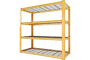 40"W Garage Shelving Heavy Duty Garage Storage Heavy Duty Shelving Adjustable Metal Shelves