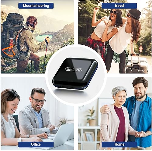 Vista 6 de Pastillero organizador de pastillas impermeable de 4 compartimentos, caja de medicina portátil de viaje, contenedor de píldoras sin BPA para Negro