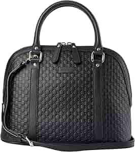 GUCCI ブラックレザー ハンドバッグ 2143700138180_01.jpg