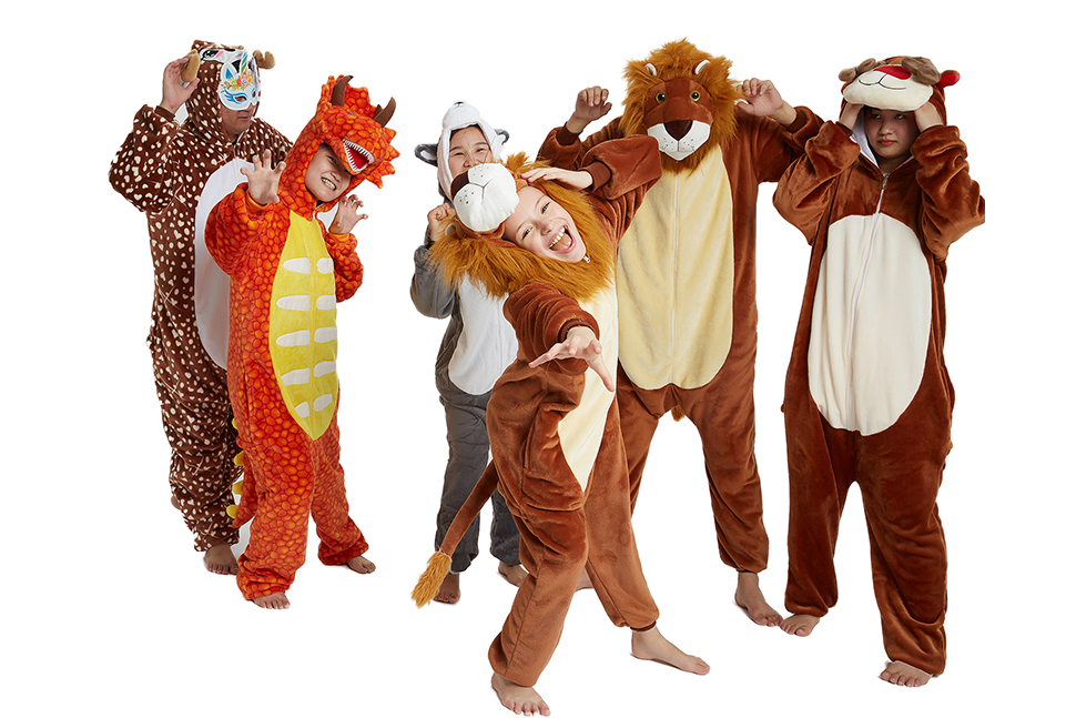 Grenouillère Ratton Laveur Ultra Douce Pour Enfants 3-14 Ans - Pyjama Combinaison Peluche Capuche Cosplay Animal Confortable