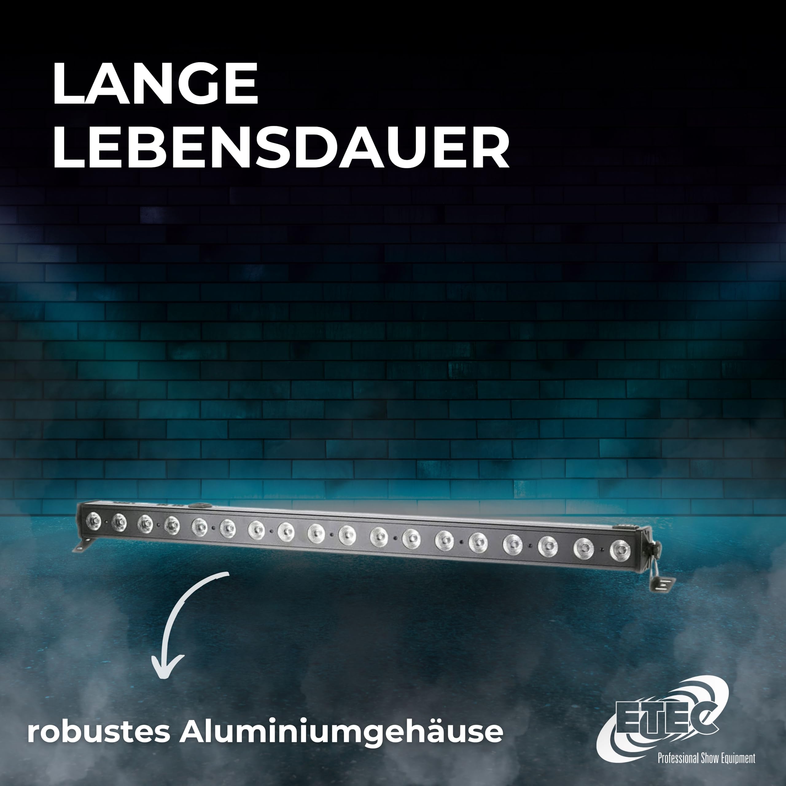 ETEC Professional LED BAR 183 RGB Washer Effekt Leiste Stroboskop Wallwasher DJ Club Bar Architekturbeleuchtung Veranstaltung Bühnenbeleuchtung