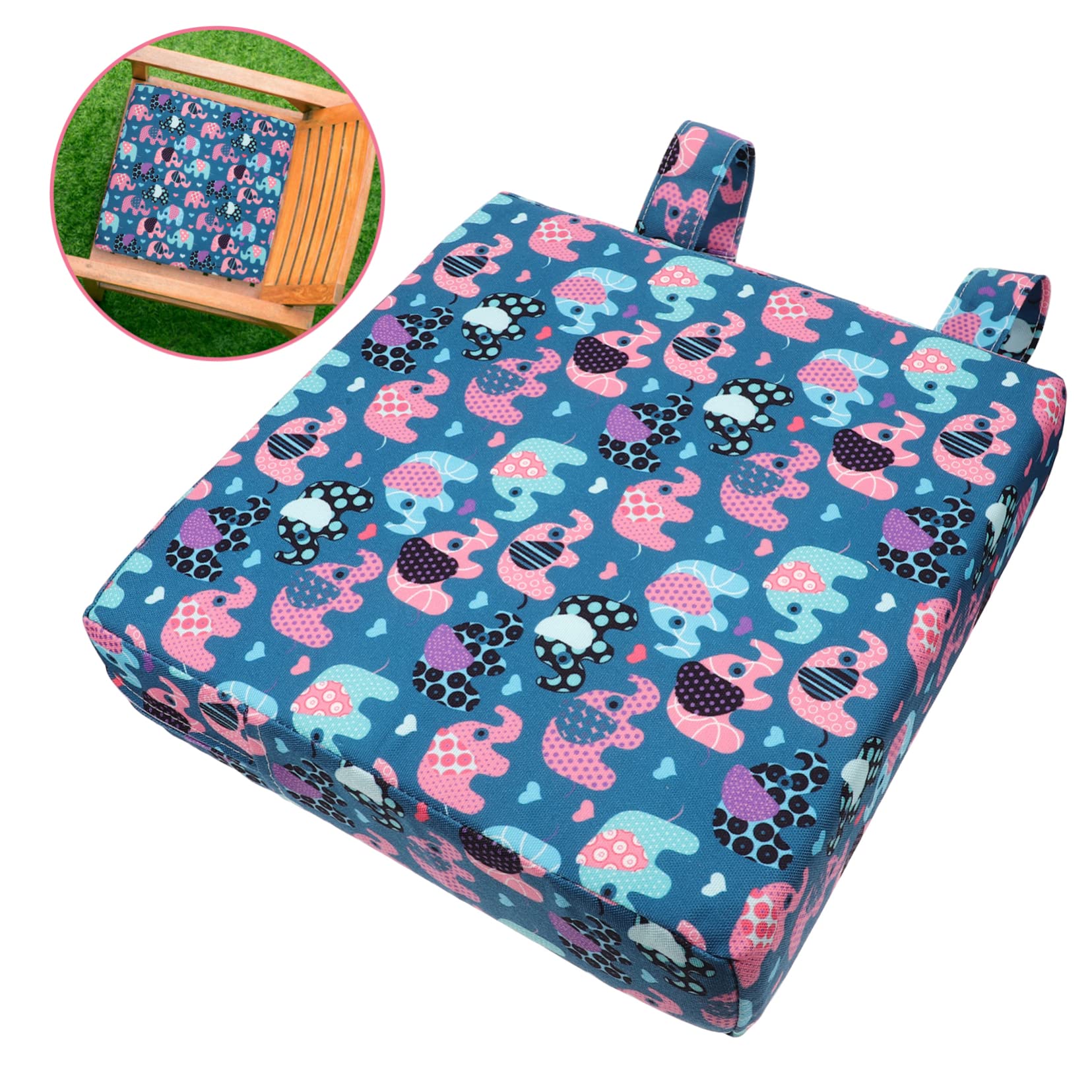 Cojín Elevador Infantil Desmontable y Portátil para Sillas De Comedor Asiento Raiser Funda Lavable y Material Resistente para Bebés y Celebraciones