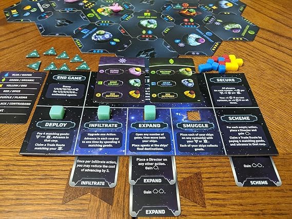 Asmadi Games The Phoenix Syndicate Board Game