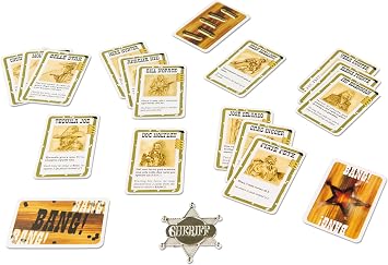 dV Giochi Bang | Wild West Hidden-Role Strategy Card Game of Bluffing Shootouts Deduction and Team Tactics