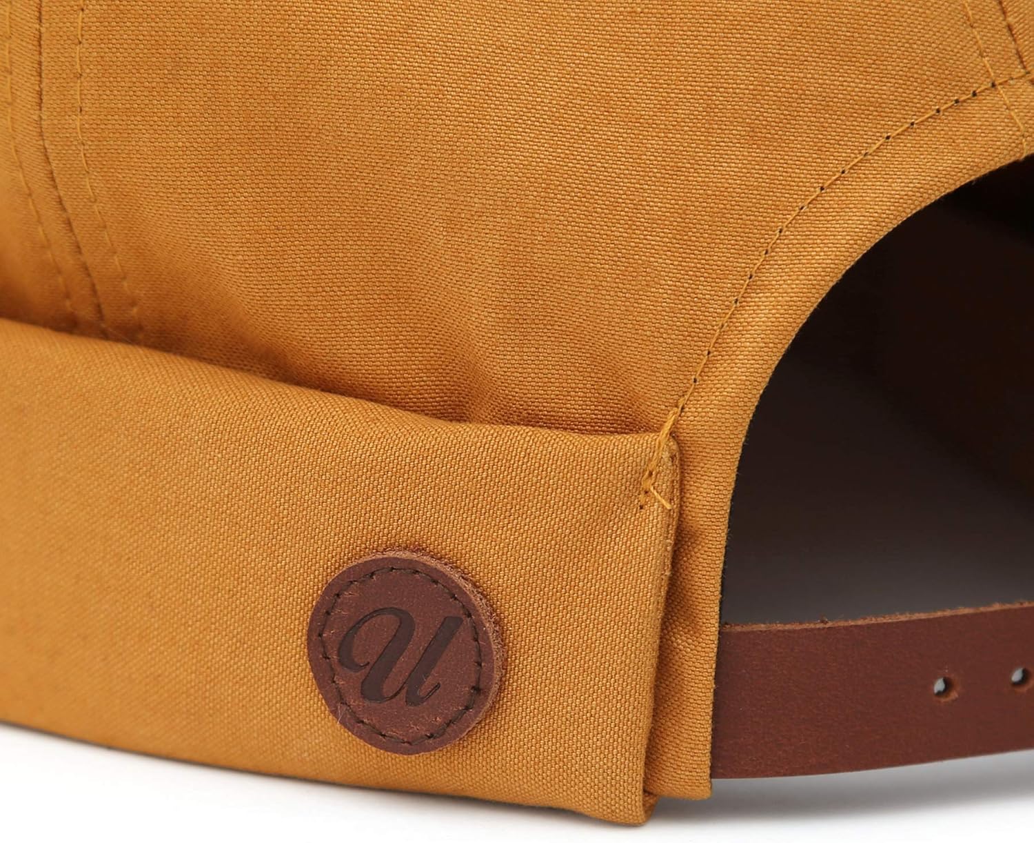 UNDERCONTROL Vintage Brimless Sailor Fisherman Leon Hat Miki Skull Docker Leather Strap Beanie Cap for Men & Women Korea