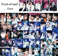 Vista 5 de Stray Kids Album Card Kpop Stray Kids Photocard 55pcs Stray Kids Rock Star Laser Photocard -STAR Album Photocards Kpop Lomo Cards Stray Kids Merch