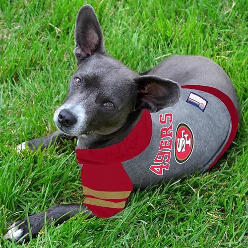 Vista 18 de NFL sudadera con capucha tee para perros y gatos. Fútbol perro sudadera con capucha playera disponible en todos los equipos de 32 NFL. cuttest