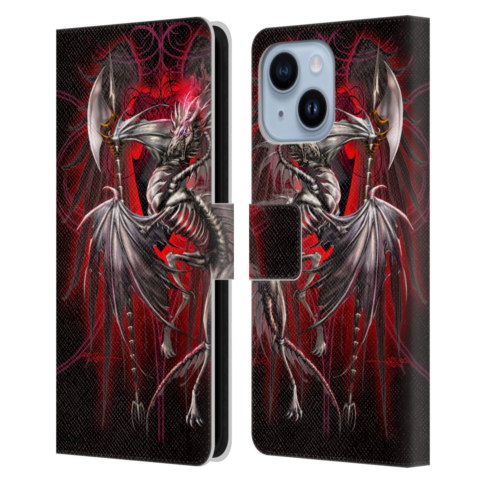 Étui en cuir Lichblade Dragons Ruth Thompson haut de gamme iPhone 14 Plus - 7