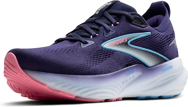 Brooks Women’s Glycerin 22 Neutral Running Shoe - Blue Ribbon/Peacoat/Dianthus - 7.5 Medium