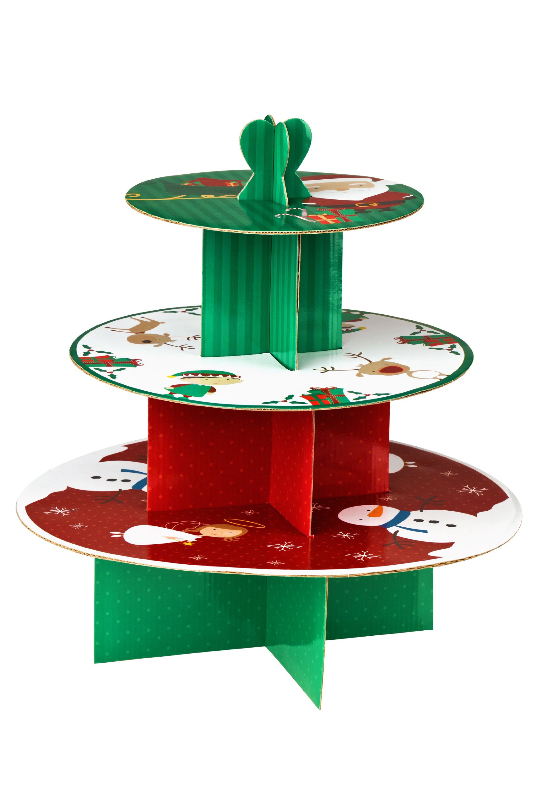 Premier Housewares - Soporte para Pasteles (3 Pisos), diseño de Navidad