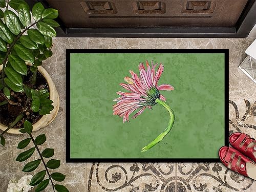 Miniatura 3 de Caroline's Treasures 8853MAT Gerber - Tapete para puerta delantera, 18 x 27 pulgadas, para interiores y exteriores, para entrada, antideslizante,