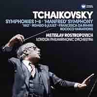 英LP Mstislav Rostropovich Tchaikovsky: Symphony No. 5 In E Minor ASD3641 HIS MASTERS VOICE /00260 Mstislav Rostropovich Tchaikovsky - Symphonies 4,5&6 LPO