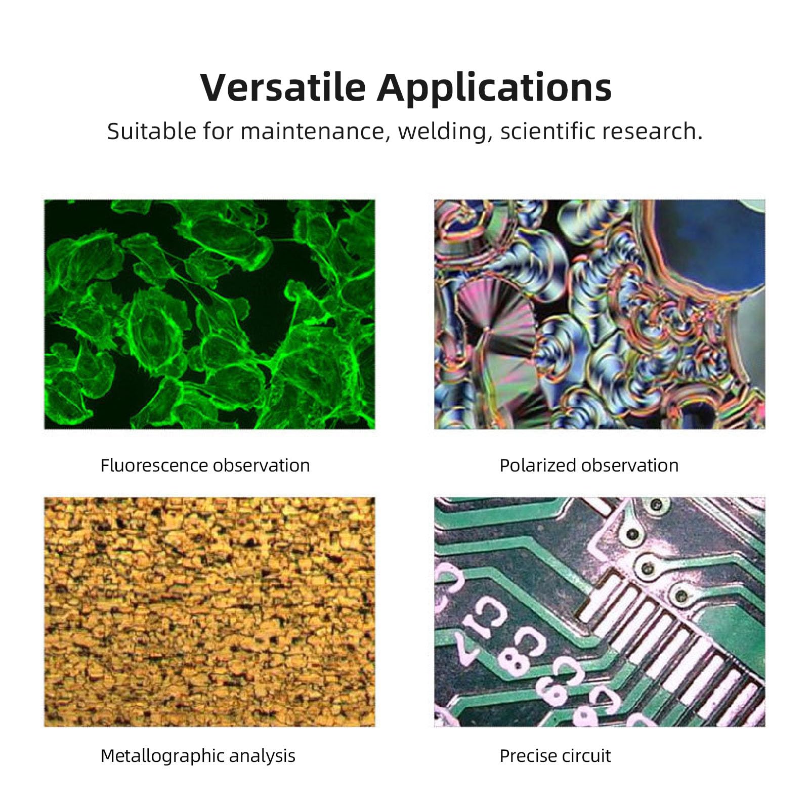 GOWENIC Microscopio Digital con Aumento de 600x, Pantalla de Alta Definición para Inspección de Monedas de Soldadura e Investigación Científica, Pantalla de 4,3"