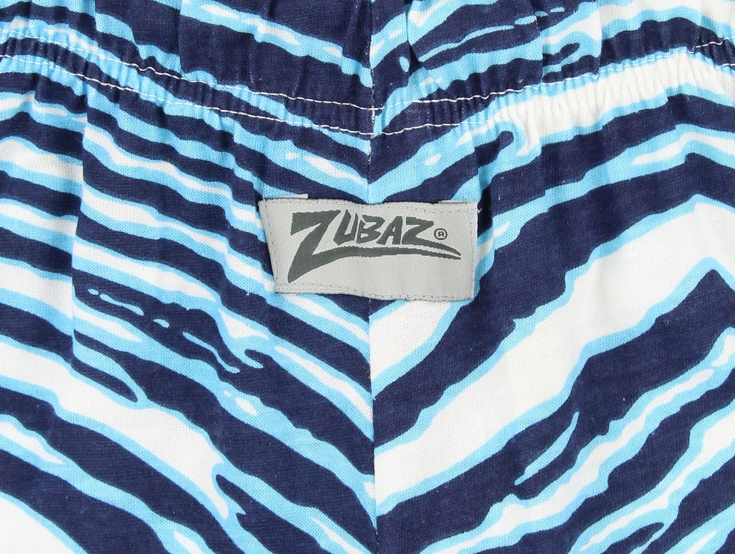 Zubaz NFL Mens Zebra Pant Left Hip Logo Track Pant