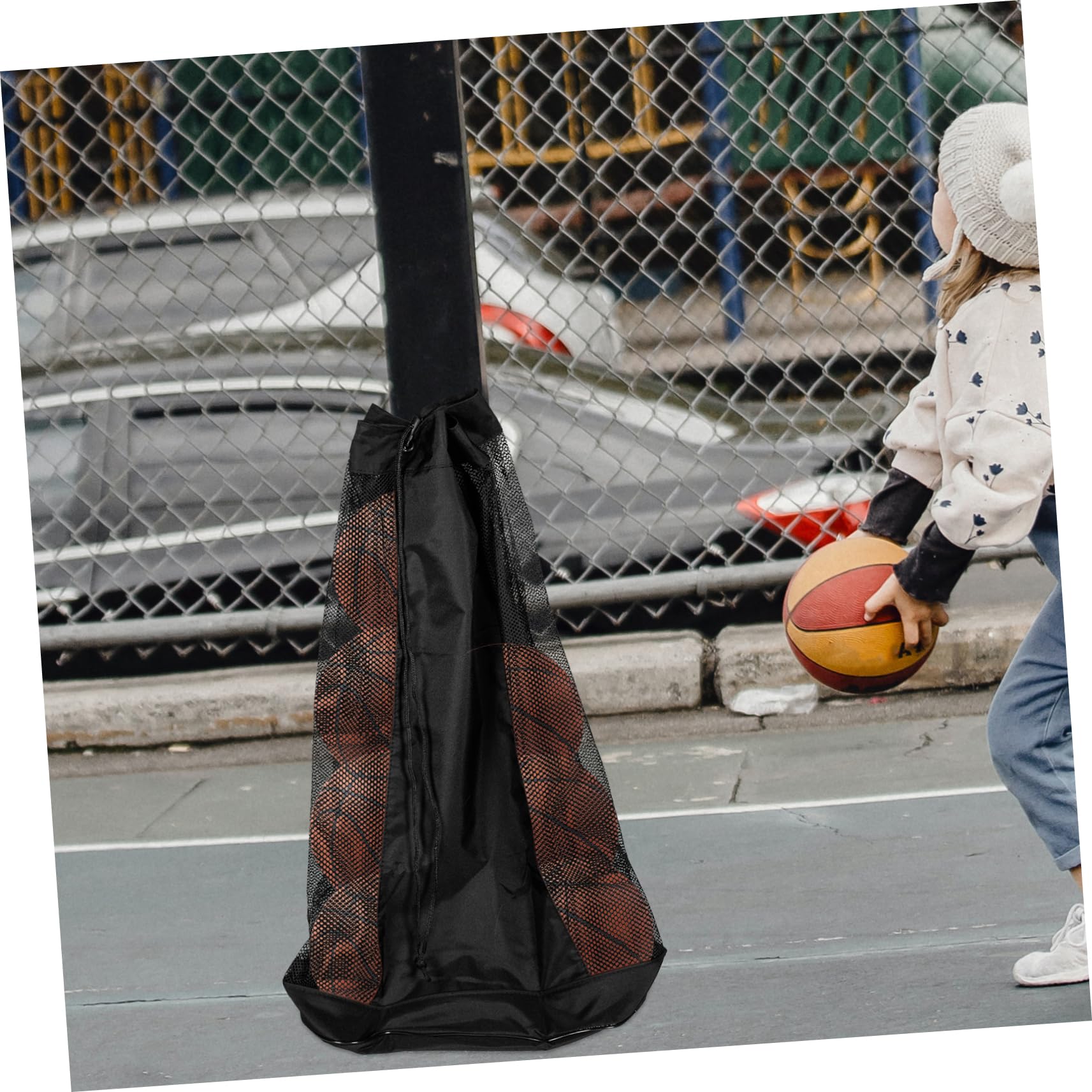 HANABASS Balltasche für Trainingsbälle, Große Kapazität, Oxfordstoff