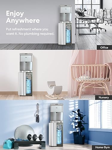 Miniatura 8 de Brio Moderna - Dispensador de agua de carga inferior triple temperatura temperatura ajustable autolimpieza dispensador táctil bloqueo de seguridad