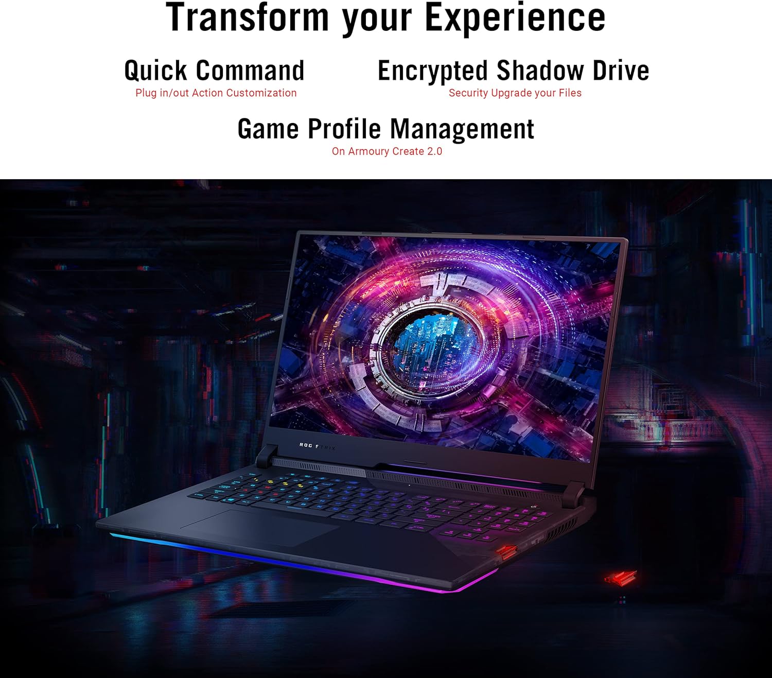 ASUS ROG Strix Scar 17 G733QSA-PB96 Armoury Crate Features