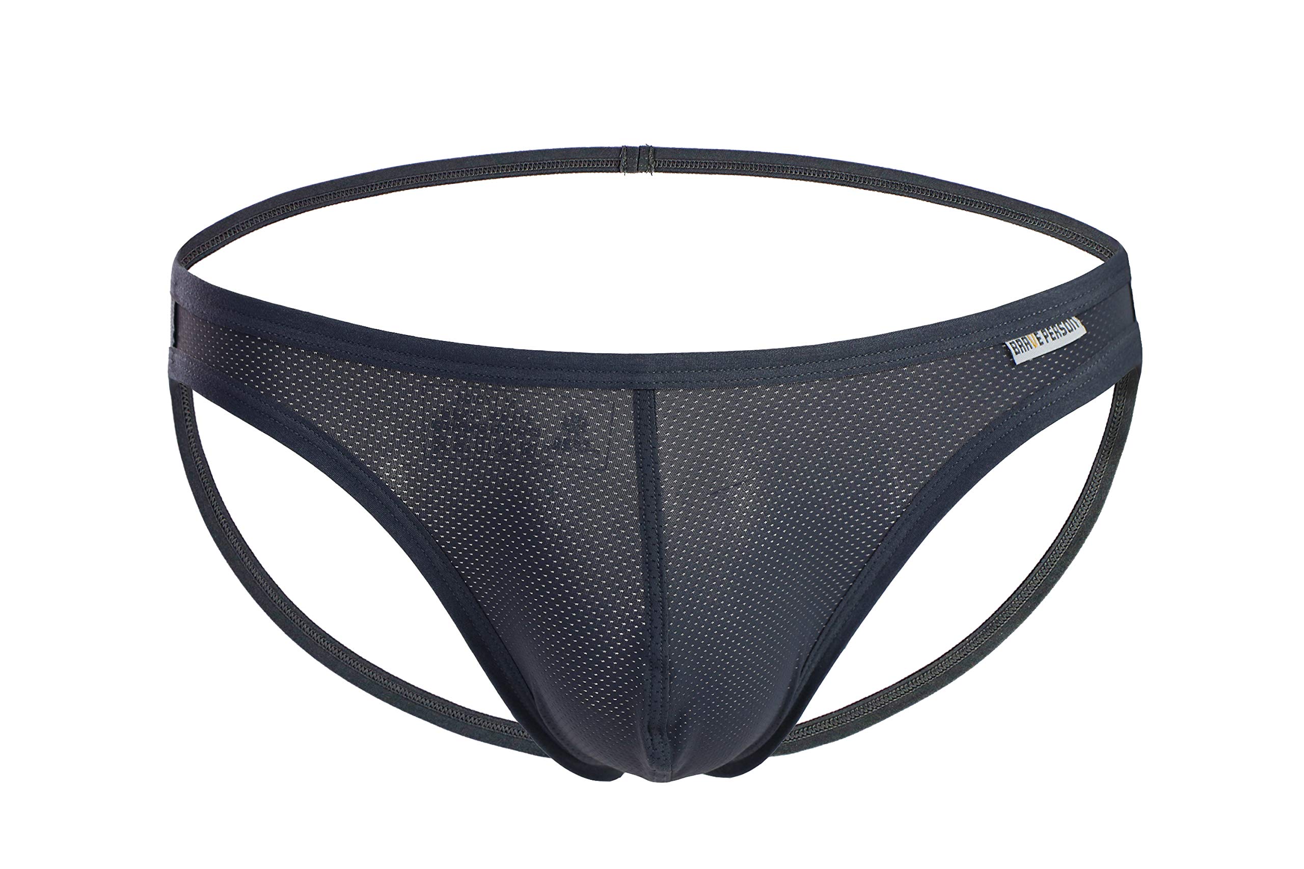 BRAVE PERSON Men's Underwear Jockstrap G-String Briefs Pouch Thong