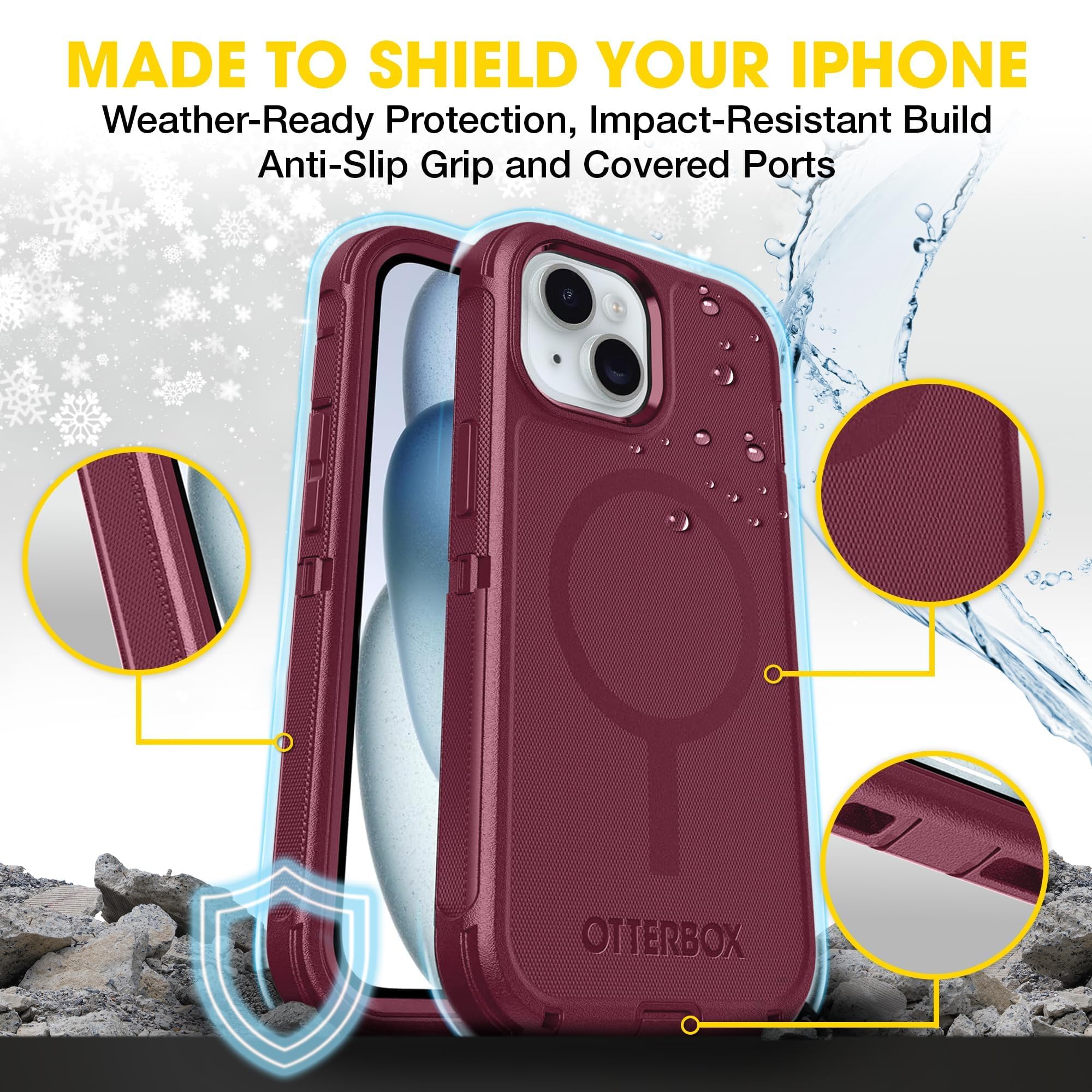 Amazon.co.jp: OtterBox iPhone 16e, iPhone 15, iPhone 14, iPhone 13