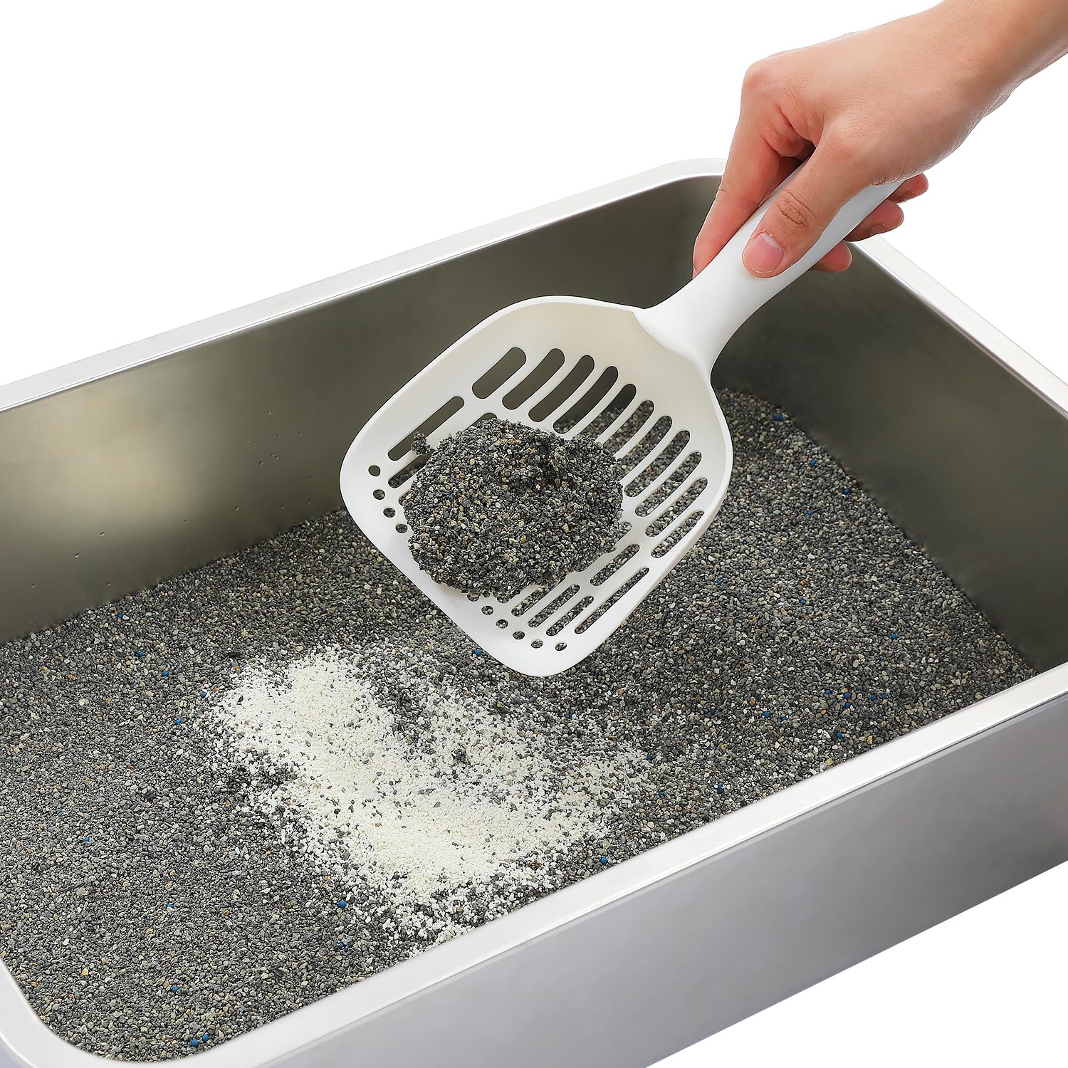 PAWZ Road Żwirek dla kota 8 kg, 2 × maniok + 2 x węgiel bentonitowy, 4 woreczki | Naukowa metoda 2-warstwowa, maksymalna kontrola zapachu i tworzenie grudek, 99,9% bezpyłowa