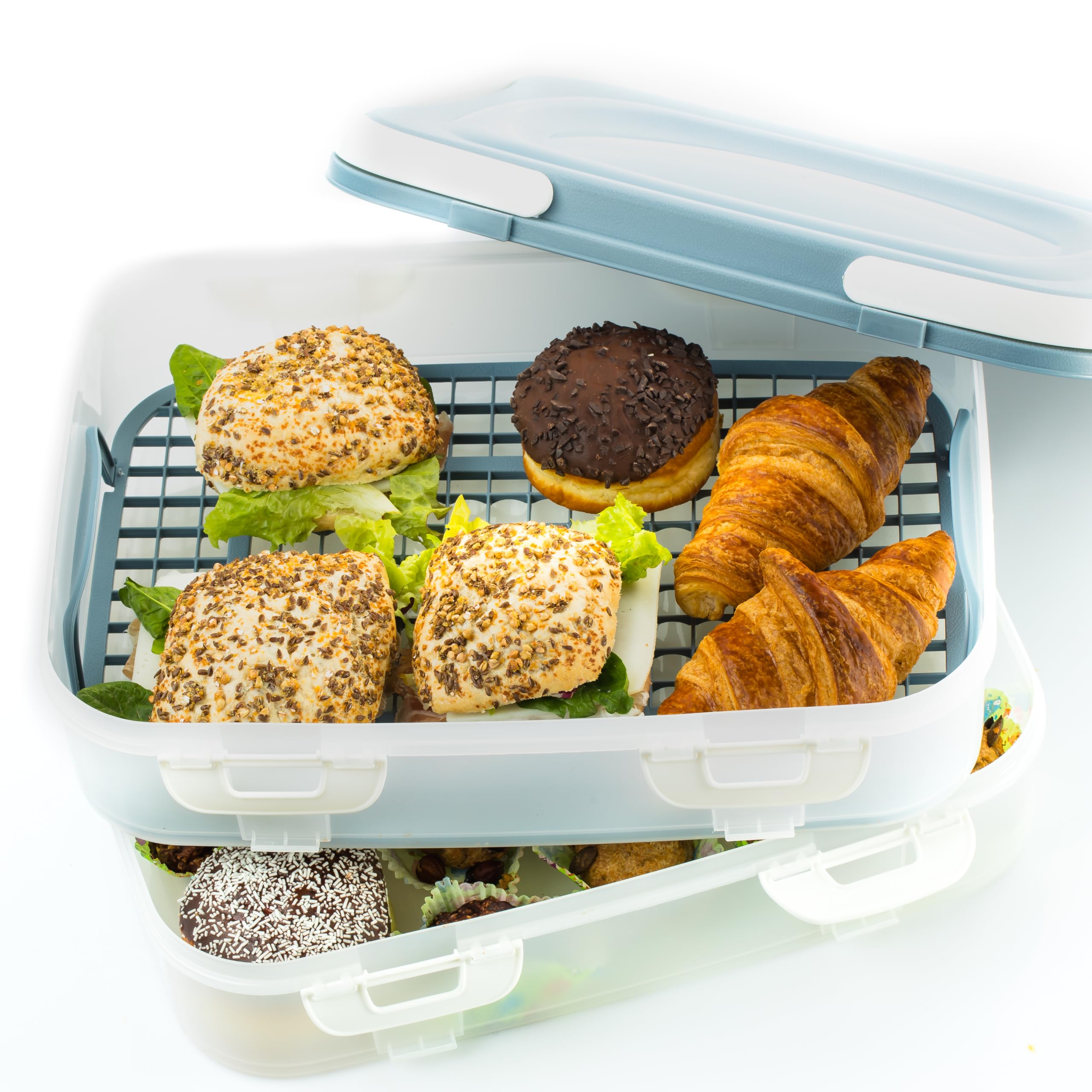 Conteneur De Fête Avec 2 Niveaux Et Insert De Levage Boîte De Transport