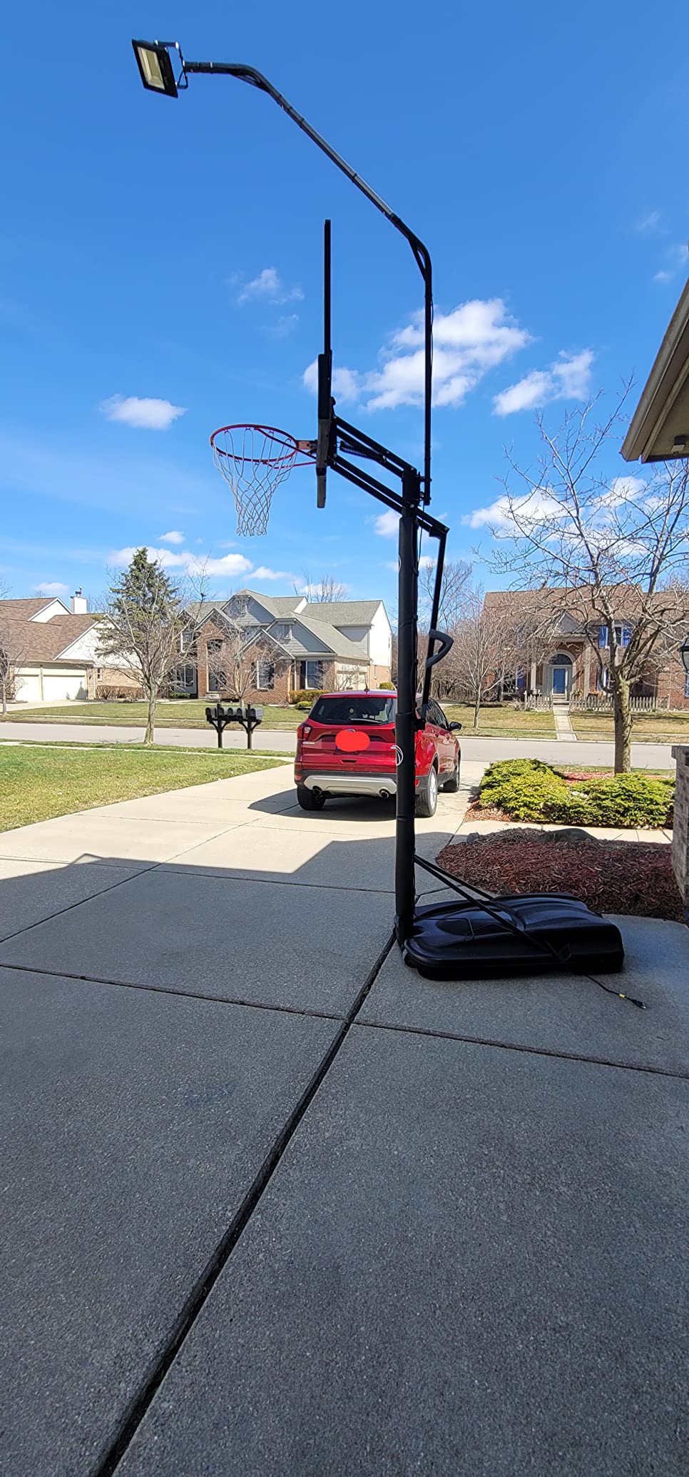 29/mo Finance Silverback LED Basketball Hoop Light Illuminates Backboard, Rim, and Court and