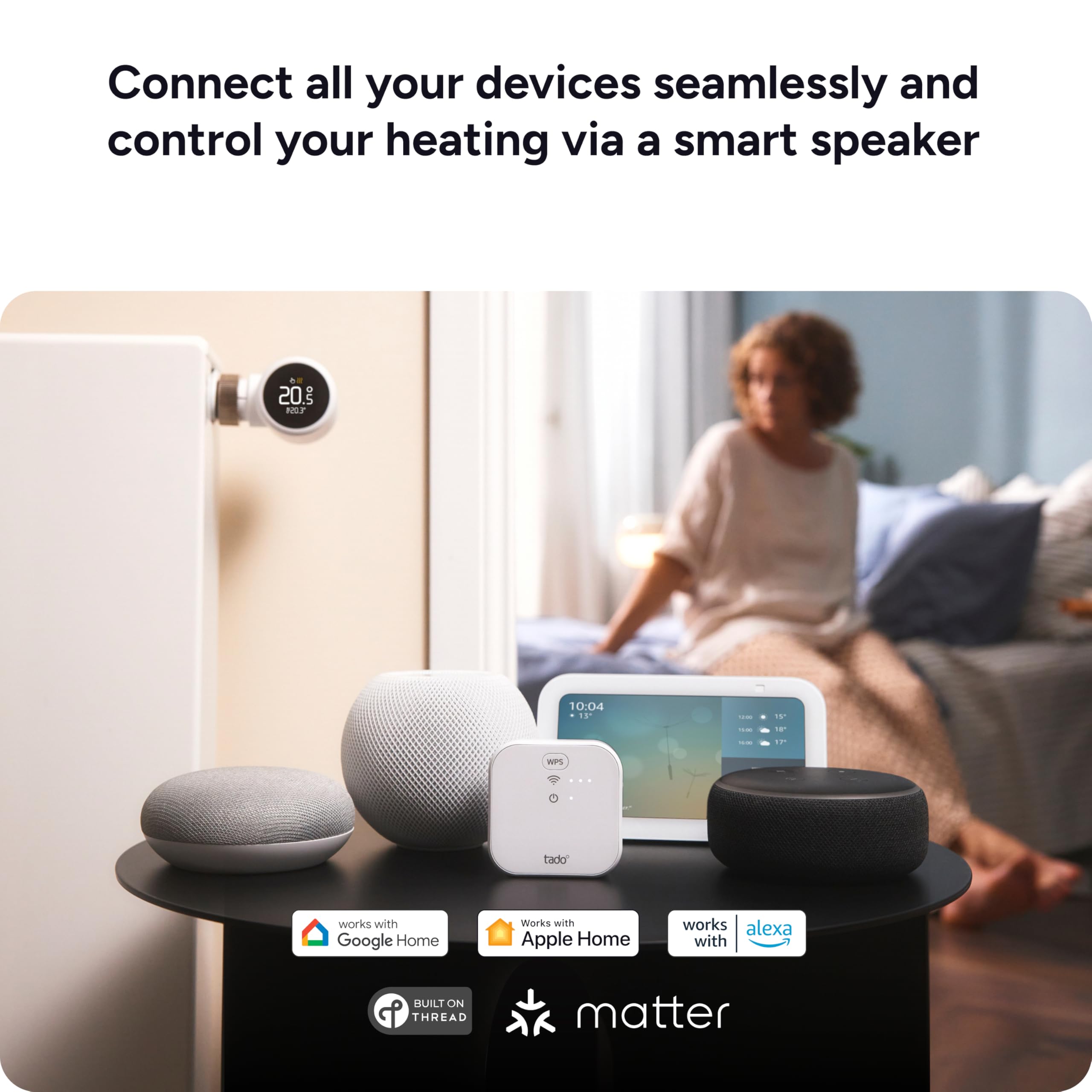 tado° Termostat grzejnikowy Smart Radiator Thermostat X – zestaw startowy z Bridge