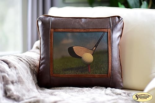 Miniatura 8 de Almohadas decorativas artísticas de cuero de lujo, decoración del hogar, almohadas de sofá (moscas de trena)