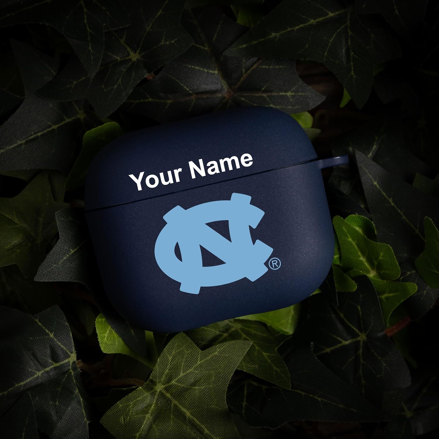 Affinity Bands North Carolina Tar Heels Custom Name HD Case Cover Compatible with Apple AirPods Gen 3 (Navy)