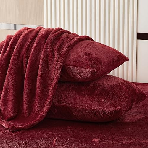 Miniatura 5 de YIYEA Juego de sábanas para cama individual  Juego de sábanas de franela de pelo sintético ultrasuave de lujo  Sábanas de vellón lanudo mullido