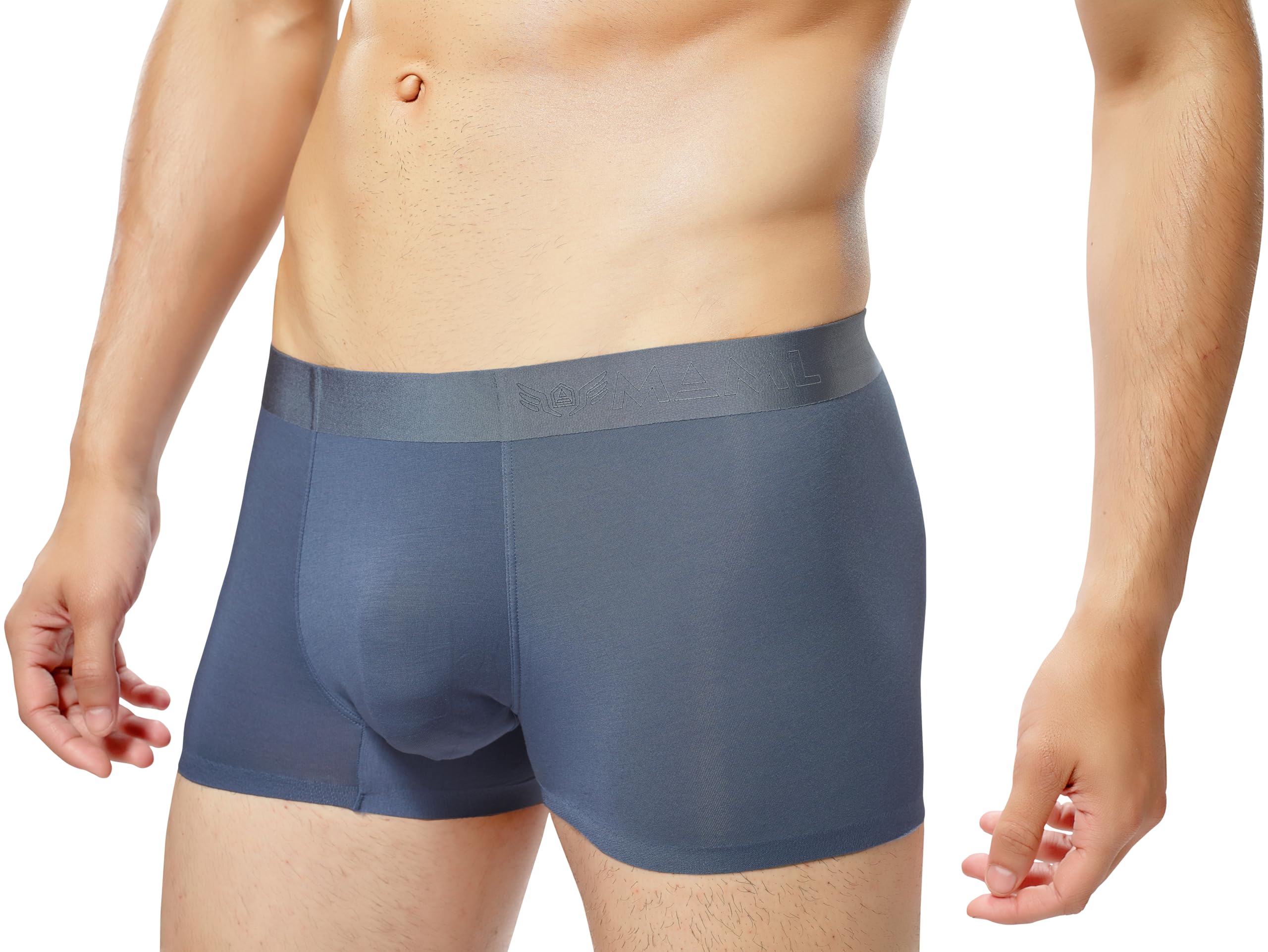 Seamless Underwear for Men Micro Modal Support Pouch Soft Breathable Men's Trunks Underwear