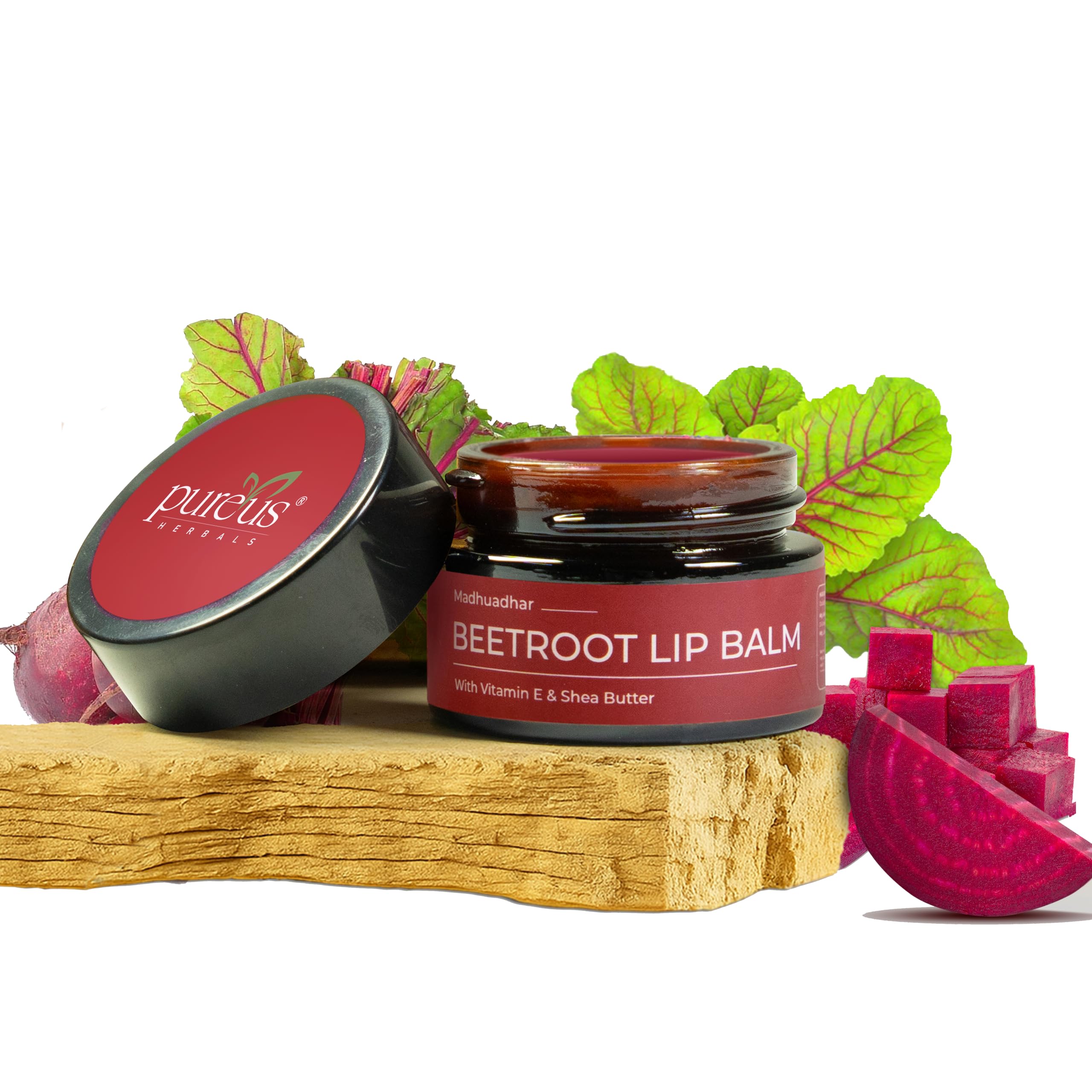 Pureus Herbals Madhuadhar Beetroot Lip Balm for dry & Chapped Lips with Vitamin E & Shea Butter | Natural Lip Moisturizer dark, lips to lighten, Soft, Hydrated & Nourished | Chemical-Free, Moisturizing Care for Pigmented for Women & Men – 15 gm-image-39