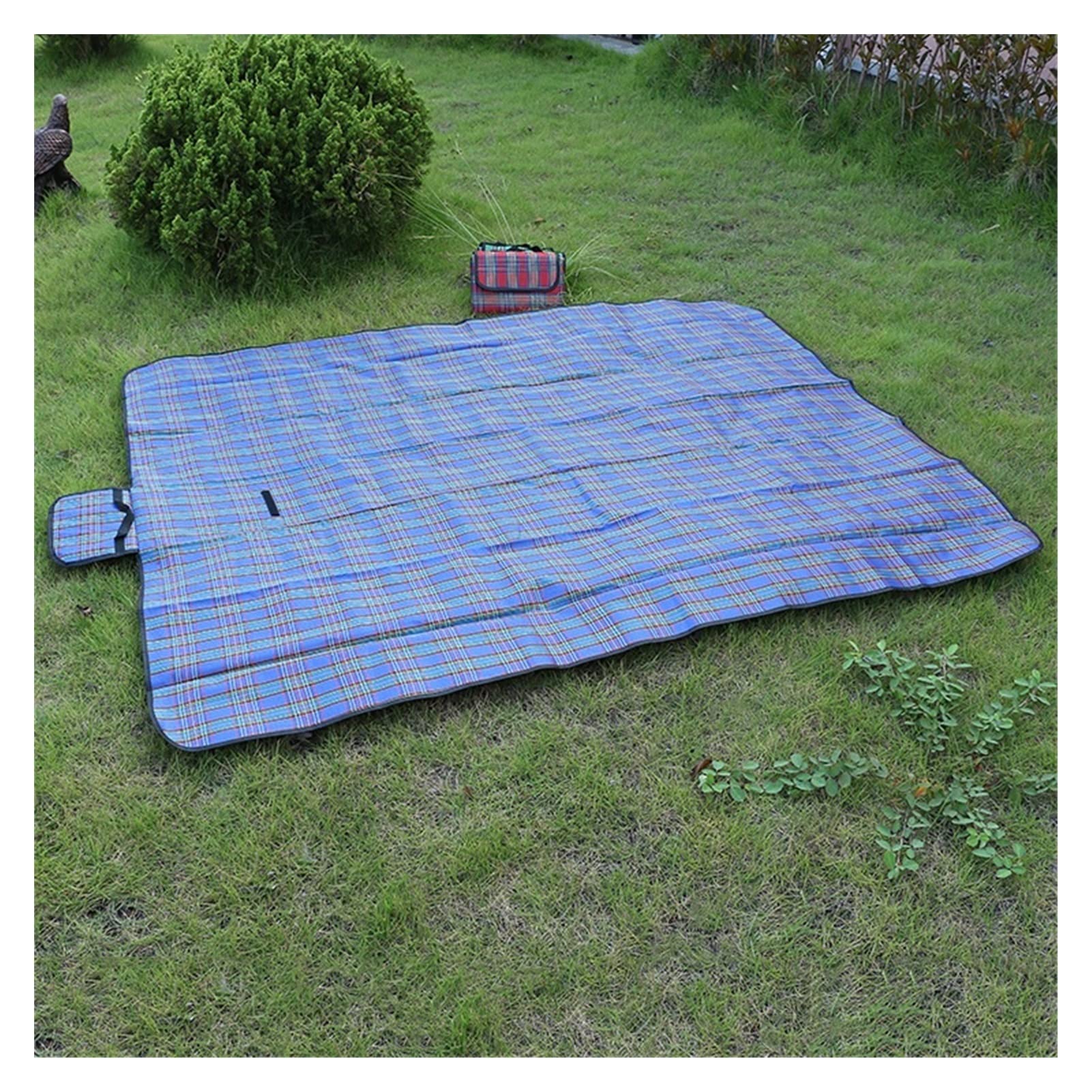 Tapis De Pique-nique 150x200cm Camping Taj Plaid Playing Camping Matelas Baby Ascalcade Étanche Etanche Beach Couverture de pique-nique for pique-nique multijoueur Nappe De Pique Nique ( Color : Blue