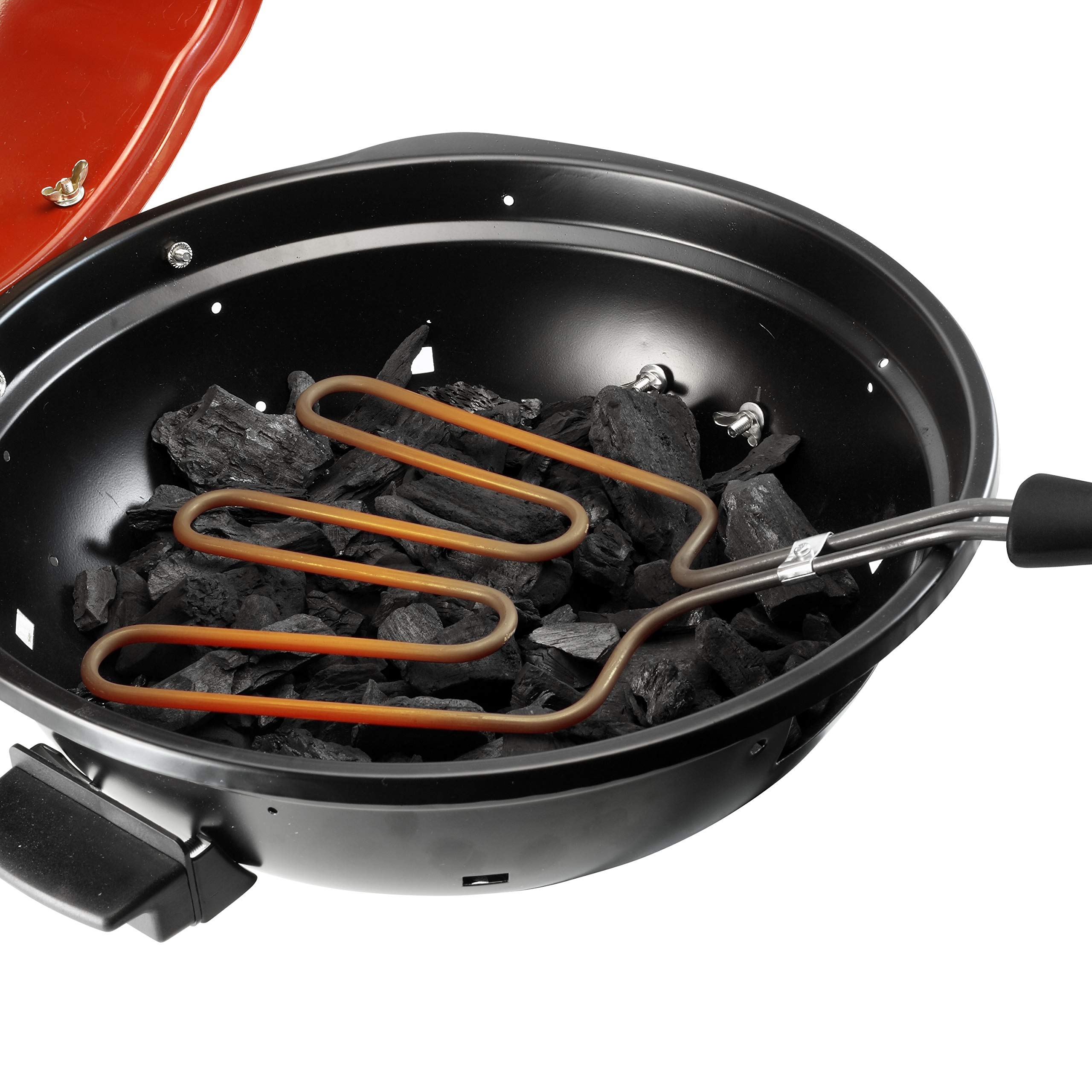 Tristar Grillanzünder - Kohlegrillanzünder, 1,5 Meter Kabelzuleitung, 800 Watt, mit Halterung, für schnelles Heizen, BQ-2819