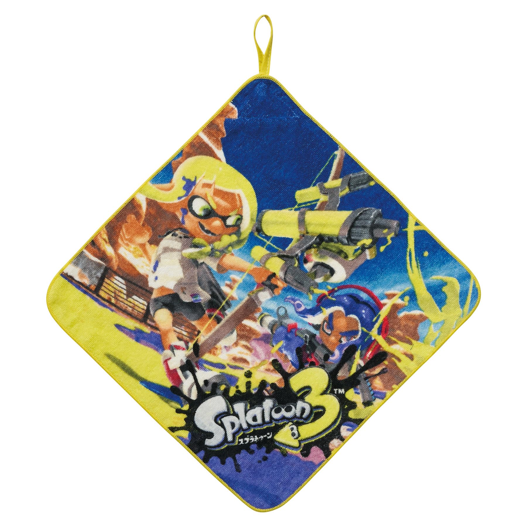 Amazon｜丸眞 ループタオル スプラトゥーン3 イエロースプラッシュ