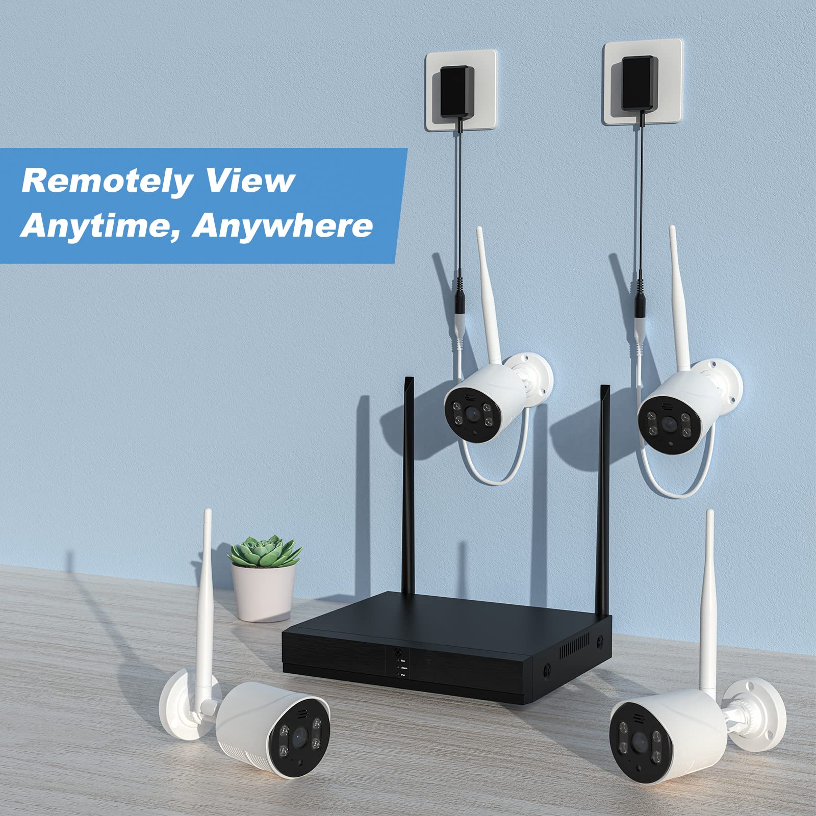 Amazon.com : NUFEBS Security Camera NVR System 4Pcs 1080P
