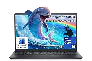 Dell Inspiron 15 3520 3000 15.6" Touchscreen FHD Business Laptop Computer