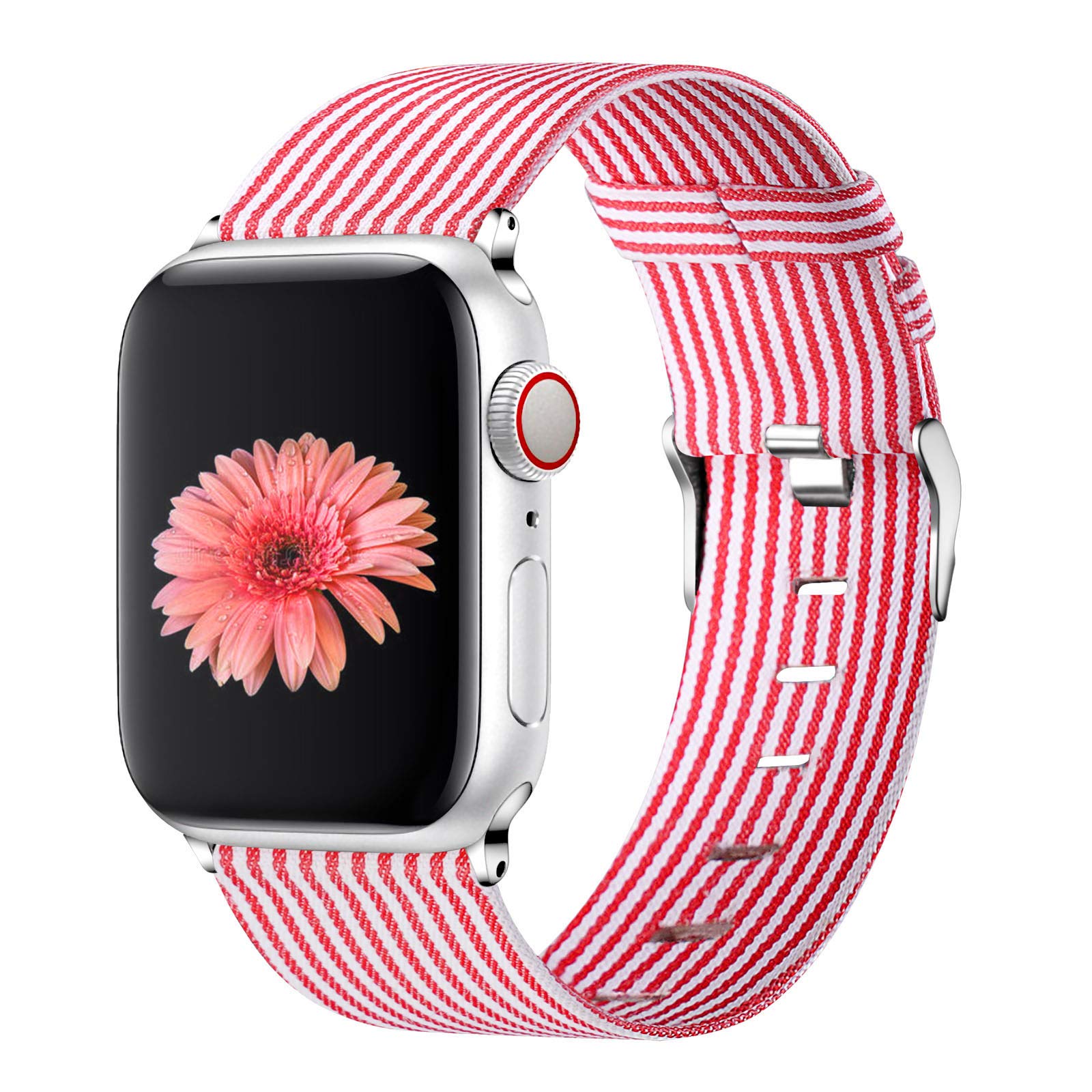 Fabric Compatible for Apple Watch Band Series 10 9 8 7 6 Series 5/4 40mm band, Soft Wristband for Apple watch SE,iwatch bands 40mm womens, Cloth sport dressy for iWatch Series 3 2/1 Men