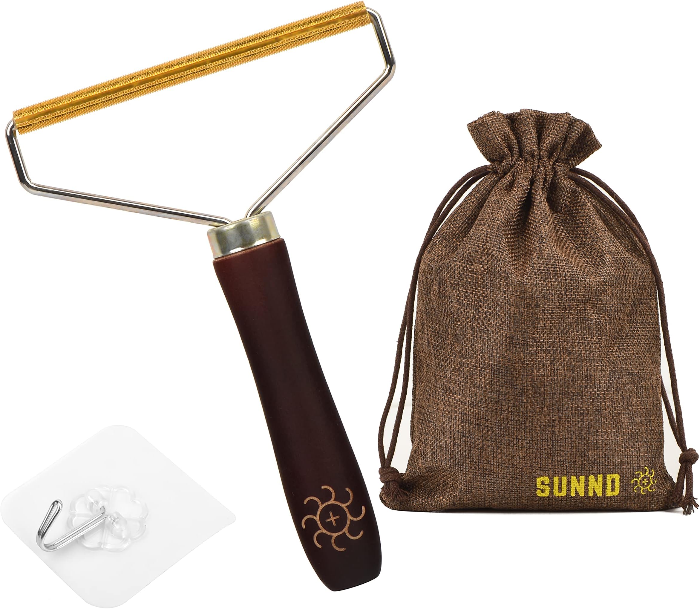 Sunnd Portable Lint Remover for Carpet, Clothes, Furniture, Pet Beds. Uproot Lint Cleaner, Pet Hair Remover, Carpet Rake, Fuzz Shaver, Lint Roller, Carpet Cleaner, Fabric Sc. Includes Free Gifts