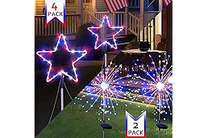 Solar Stars Stake Light and Firework Light - Multicolor