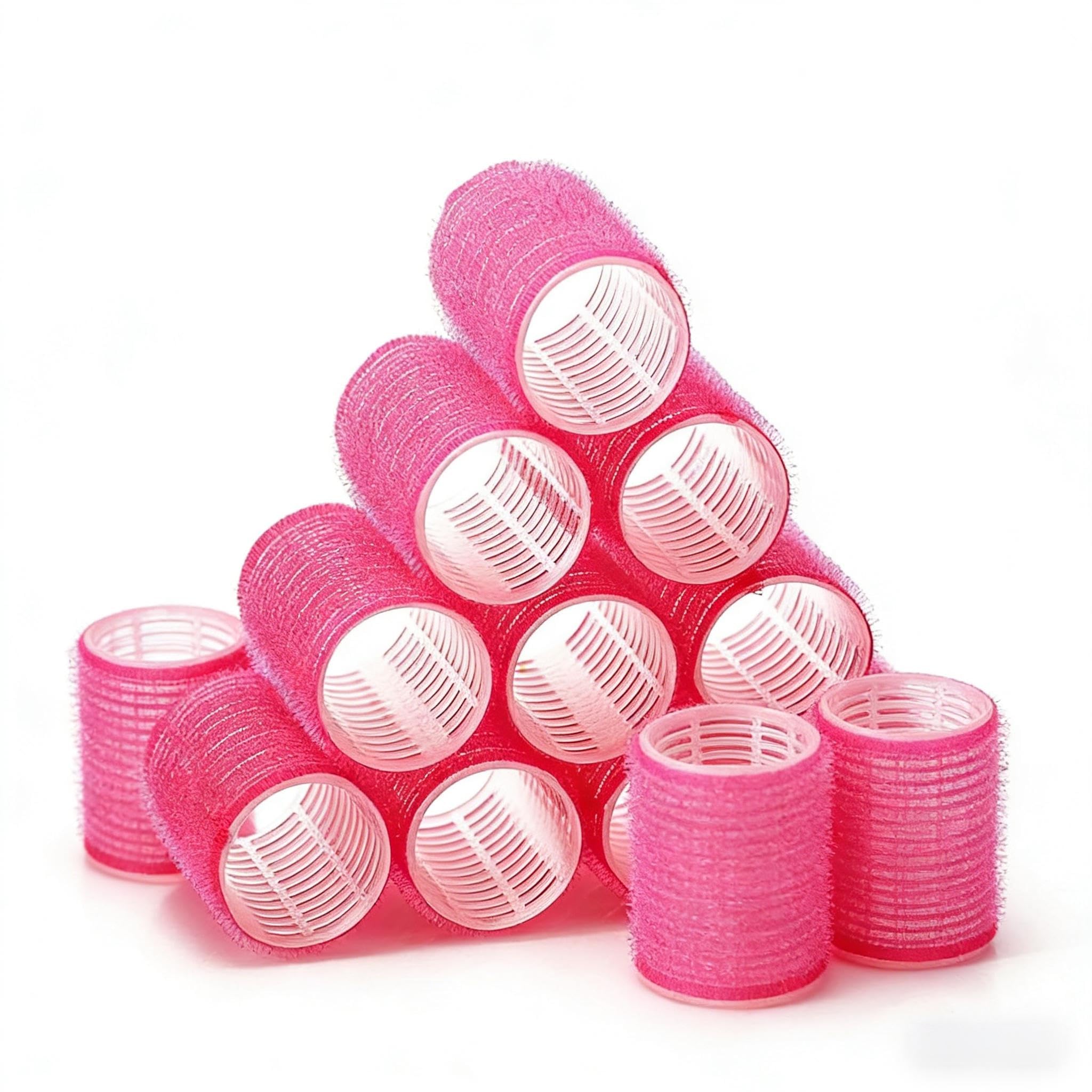 12 Pcs Sponge Hair Rollers Foam Curlers Tools Hairdressing Curlers Tools Hair Styling for Women and Girls (Random Color) (12)