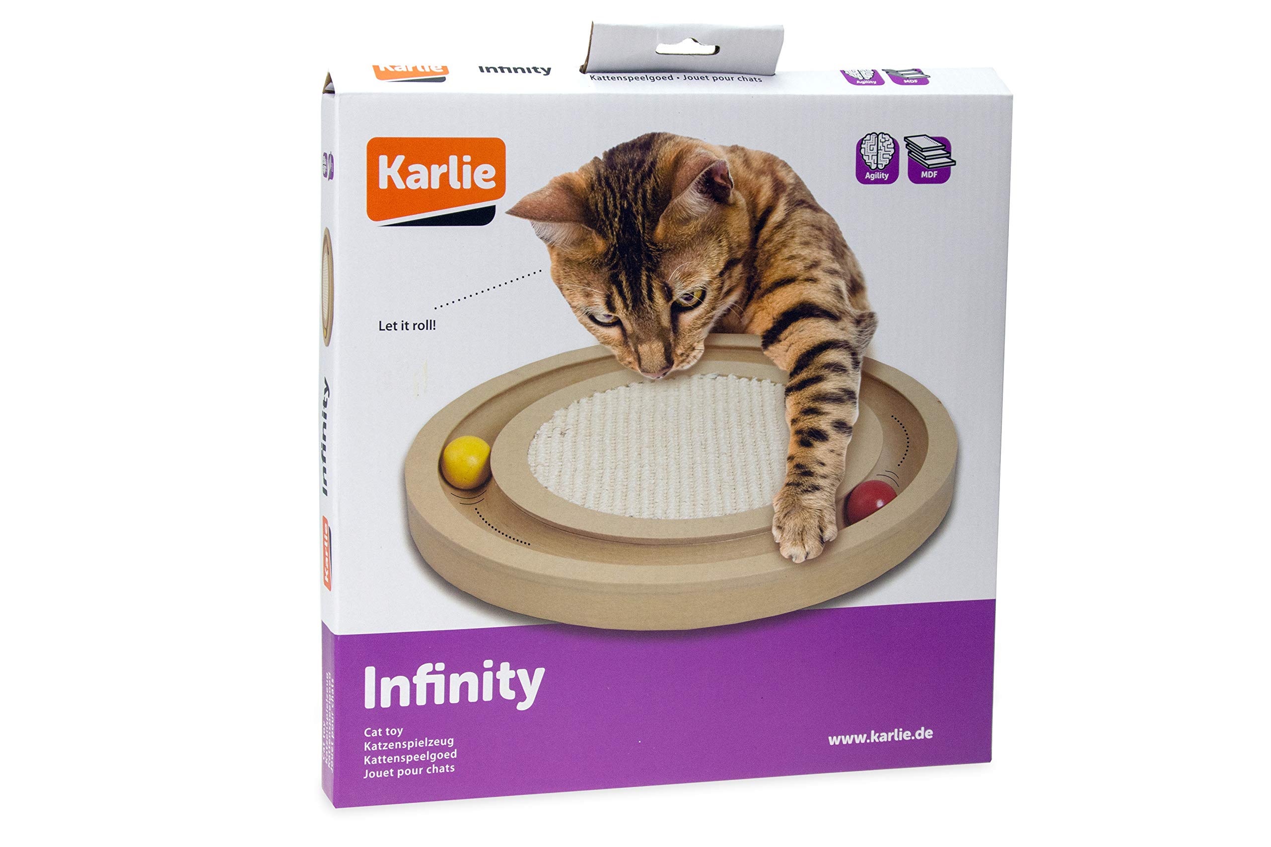 Karlie Kratzspielzeug Infinity H: 2.5 cm ø: 29 cm