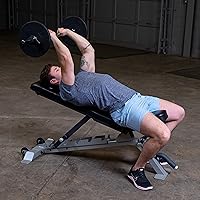 Vista 6 de Body-Solid Standard Black Iron Weight Plate - Perfect for Strength Training, Home Gym, and Barbell Workouts - Fits 1" Bars